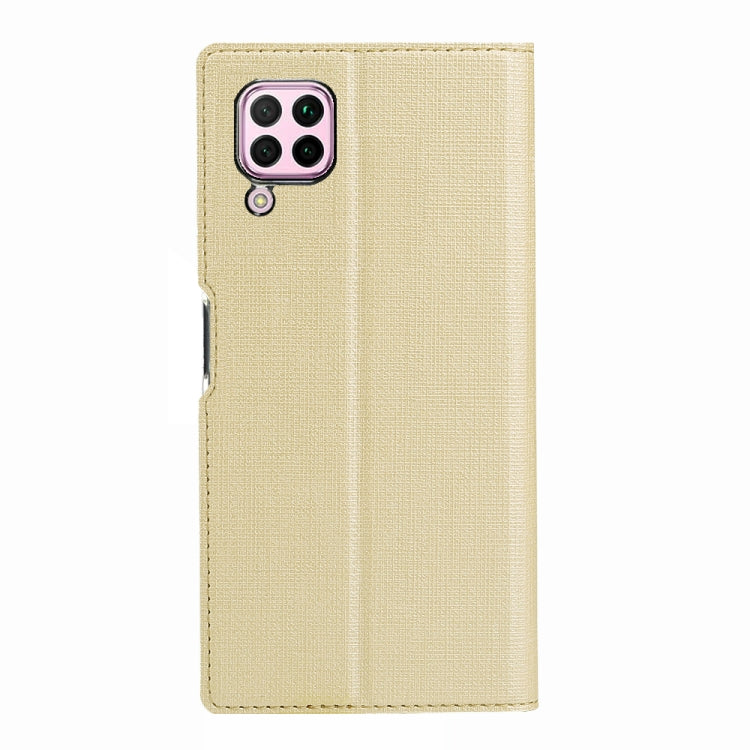 For Huawei nova 6 SE / P40 Lite / nova 7i ViLi DMX-54 Shockproof TPU + PU Leather Magnetic Attraction Horizontal Flip Protective Case with Card Slots & Holder(Champagne Gold) by ViLi