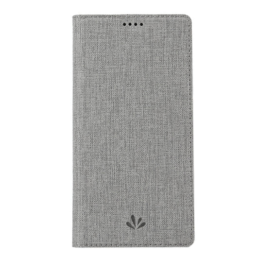 For Motorola Moto G8 ViLi DMX-54 Shockproof TPU + PU Leather Magnetic Attraction Horizontal Flip Protective Case with Card Slots & Holder(Grey) by ViLi
