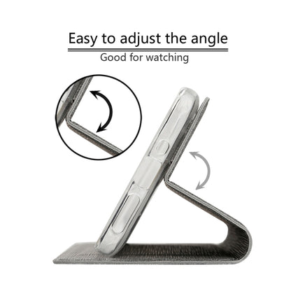 For Motorola Moto G8 ViLi DMX-54 Shockproof TPU + PU Leather Magnetic Attraction Horizontal Flip Protective Case with Card Slots & Holder(Grey) by ViLi