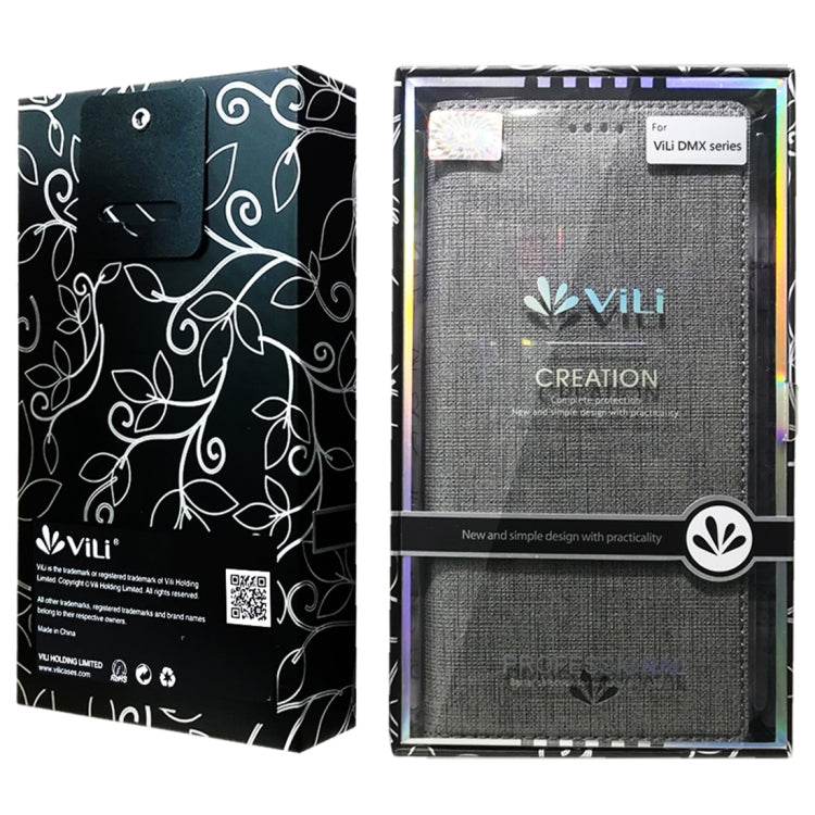 For OnePlus 8 Pro ViLi DMX-54 Shockproof TPU + PU Leather Magnetic Attraction Horizontal Flip Protective Case with Card Slots & Holder(Rose Red) by ViLi