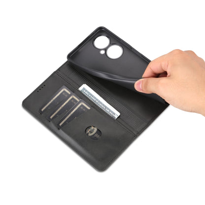 For Huawei Maimang 20 AZNS Magnetic Calf Texture Flip Leather Phone Case(Black) by AZNS