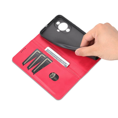 For Huawei Nova 11 Pro AZNS Magnetic Calf Texture Flip Leather Phone Case(Red) by AZNS