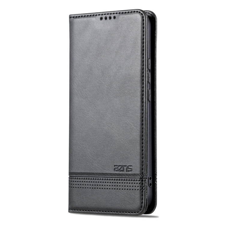 For Huawei Nova 11 Pro AZNS Magnetic Calf Texture Flip Leather Phone Case(Black) by AZNS