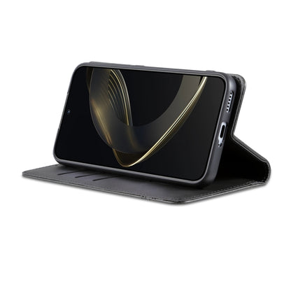 For Huawei Nova 11 Pro AZNS Magnetic Calf Texture Flip Leather Phone Case(Black) by AZNS