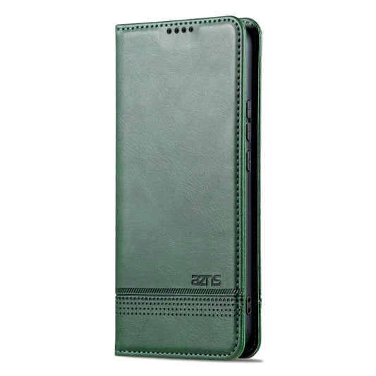 For Huawei Nova 11 Pro AZNS Magnetic Calf Texture Flip Leather Phone Case(Dark Green) by AZNS