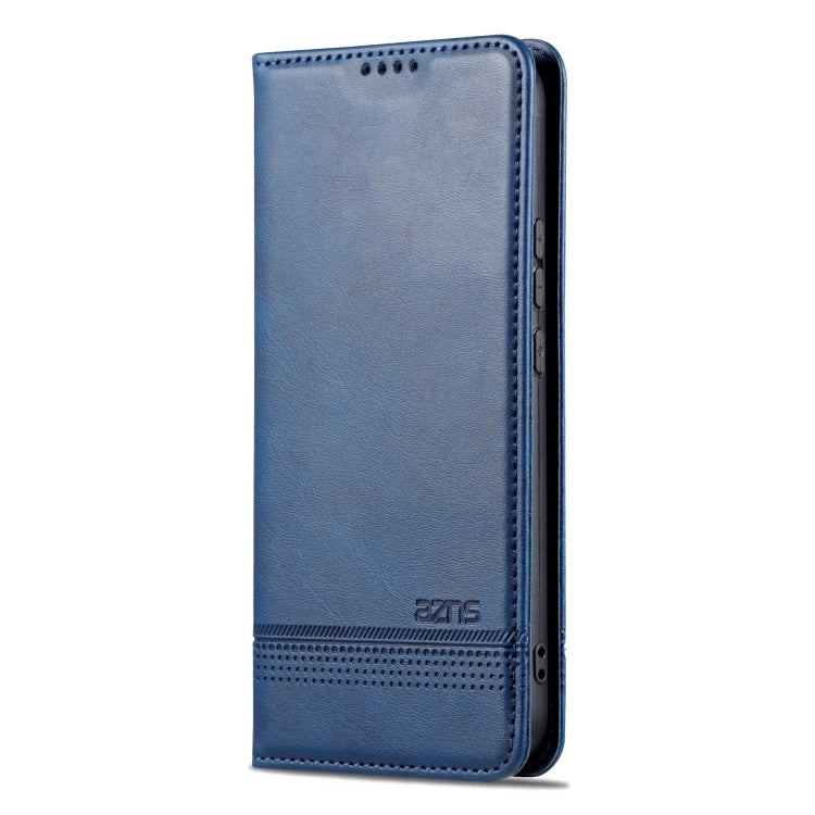 For Huawei Nova 11 Pro AZNS Magnetic Calf Texture Flip Leather Phone Case(Dark Blue) by AZNS