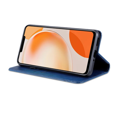 For Huawei Enjoy 60X AZNS Magnetic Calf Texture Flip Leather Phone Case(Dark Blue) by AZNS