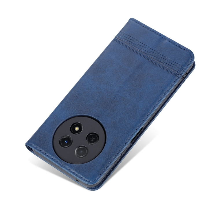 For Huawei Enjoy 60X AZNS Magnetic Calf Texture Flip Leather Phone Case(Dark Blue) by AZNS