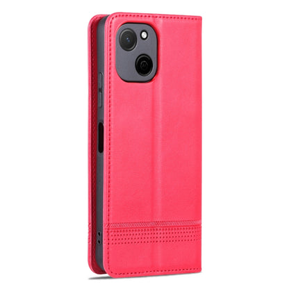 For Huawei Maimang A20 AZNS Magnetic Calf Texture Flip Leather Phone Case(Red) by AZNS