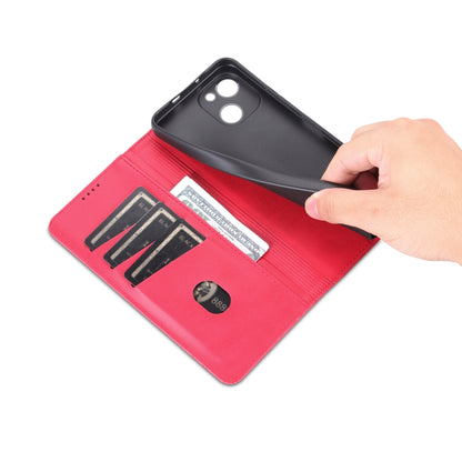 For Huawei Maimang A20 AZNS Magnetic Calf Texture Flip Leather Phone Case(Red) by AZNS