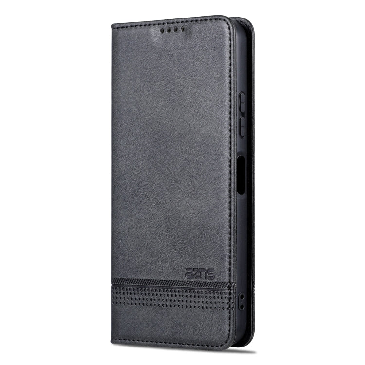 For Huawei Maimang A20 AZNS Magnetic Calf Texture Flip Leather Phone Case(Black) by AZNS