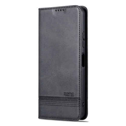 For Huawei Maimang A20 AZNS Magnetic Calf Texture Flip Leather Phone Case(Black) by AZNS