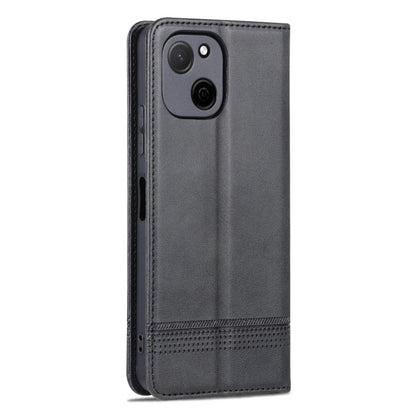 For Huawei Maimang A20 AZNS Magnetic Calf Texture Flip Leather Phone Case(Black) by AZNS