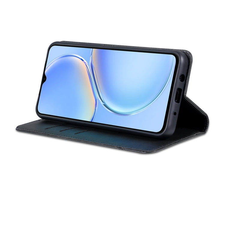 For Huawei Maimang A20 AZNS Magnetic Calf Texture Flip Leather Phone Case(Black) by AZNS