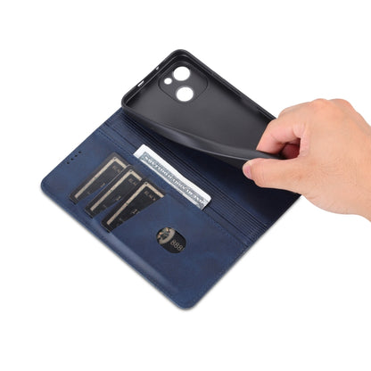 For Huawei Maimang A20 AZNS Magnetic Calf Texture Flip Leather Phone Case(Dark Blue) by AZNS