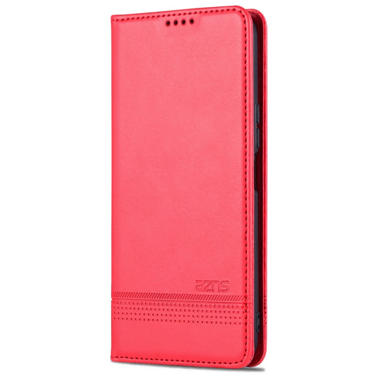 For Huawei Enjoy 60 Pro AZNS Magnetic Calf Texture Flip Leather Phone Case(Red) by AZNS
