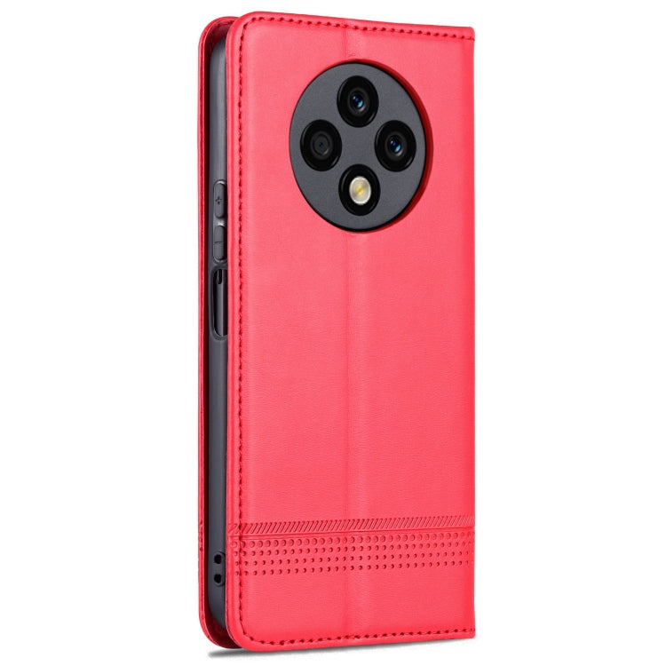 For Huawei Enjoy 60 Pro AZNS Magnetic Calf Texture Flip Leather Phone Case(Red) by AZNS