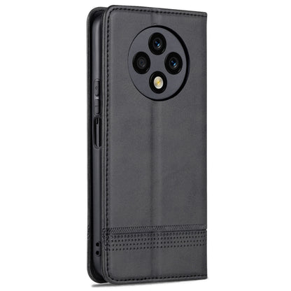 For Huawei Enjoy 60 Pro AZNS Magnetic Calf Texture Flip Leather Phone Case(Black) by AZNS