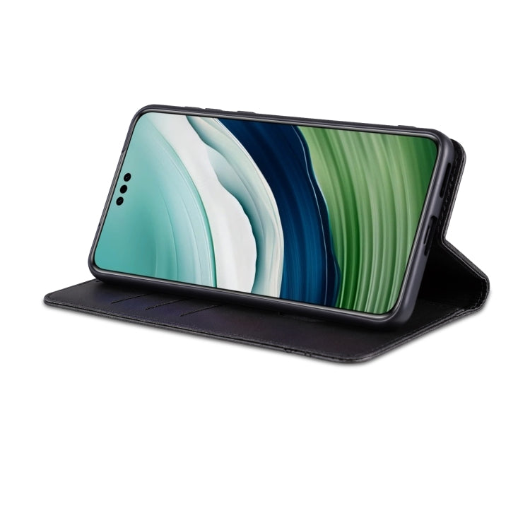 For Huawei Mate 60 AZNS Magnetic Calf Texture Flip Leather Phone Case(Black) by AZNS