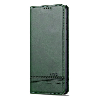 For Huawei Mate 60 AZNS Magnetic Calf Texture Flip Leather Phone Case(Dark Green) by AZNS