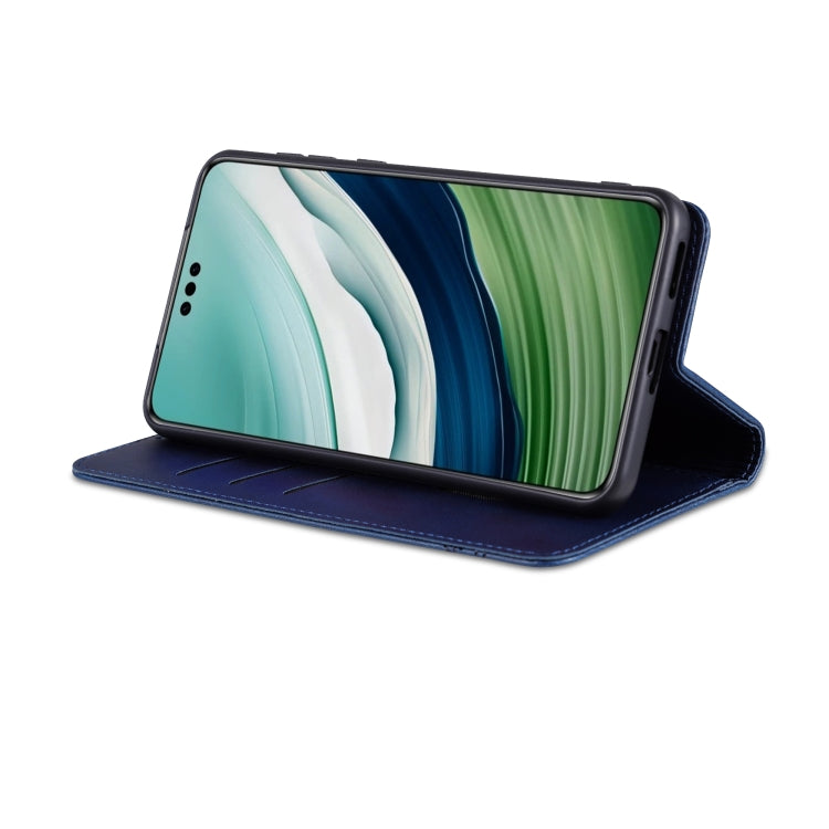 For Huawei Mate 60 AZNS Magnetic Calf Texture Flip Leather Phone Case(Dark Blue) by AZNS
