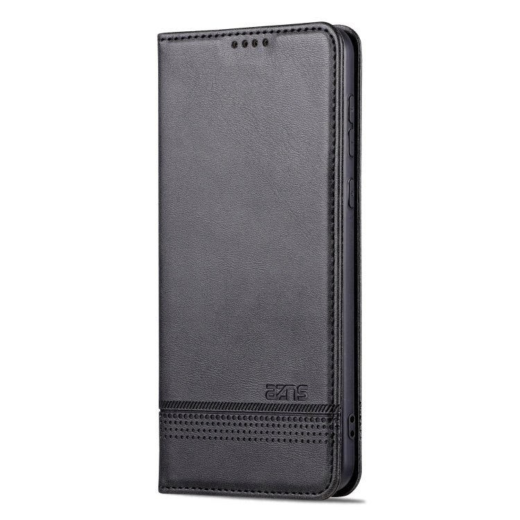 For Huawei Mate 60 Pro AZNS Magnetic Calf Texture Flip Leather Phone Case(Black) by AZNS