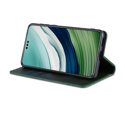 For Huawei Mate 60 Pro AZNS Magnetic Calf Texture Flip Leather Phone Case(Dark Green) by AZNS