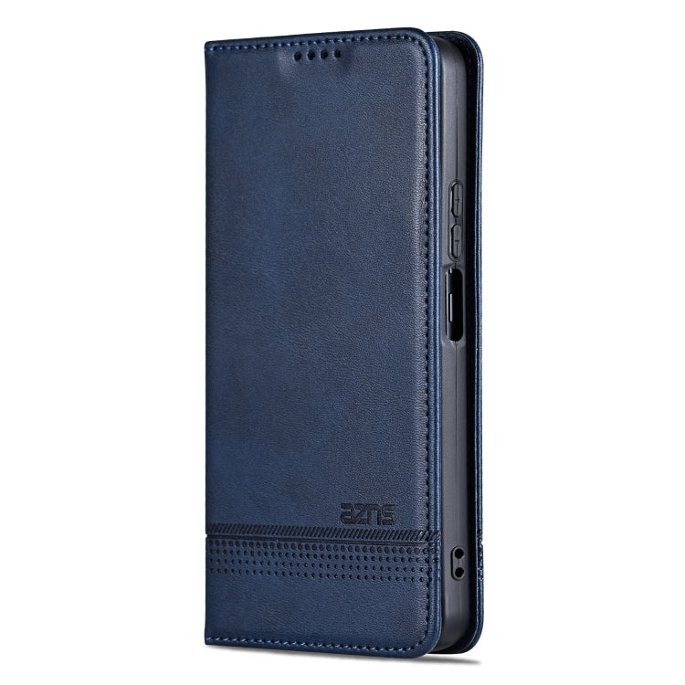 For Huawei nova 11 SE AZNS Magnetic Calf Texture Flip Leather Phone Case(Dark Blue) by AZNS