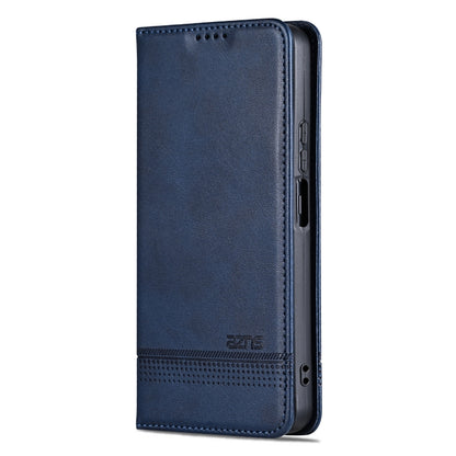 For Huawei nova 11 SE AZNS Magnetic Calf Texture Flip Leather Phone Case(Dark Blue) by AZNS