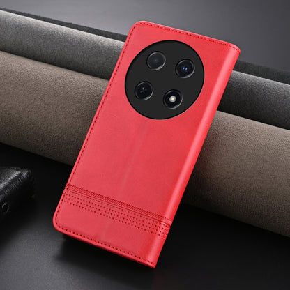 For Huawei Enjoy 70 Pro/nova 12i AZNS Magnetic Calf Texture Flip Leather Phone Case(Red) by AZNS