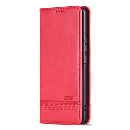 For Huawei Pura 70 Ultra AZNS Magnetic Calf Texture Flip Leather Phone Case(Red) by AZNS