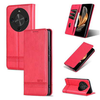 For Huawei Maimang 30 AZNS Magnetic Calf Texture Flip Leather Phone Case(Red) by AZNS