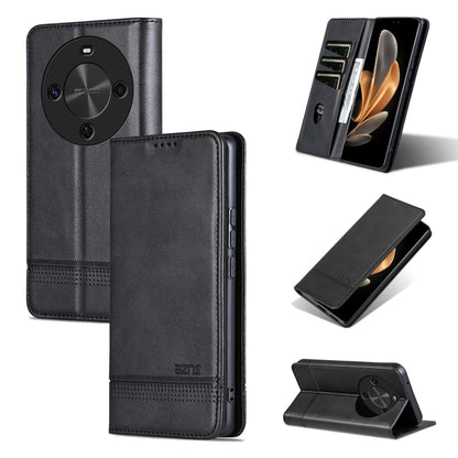 For Huawei Maimang 30 AZNS Magnetic Calf Texture Flip Leather Phone Case(Black) by AZNS