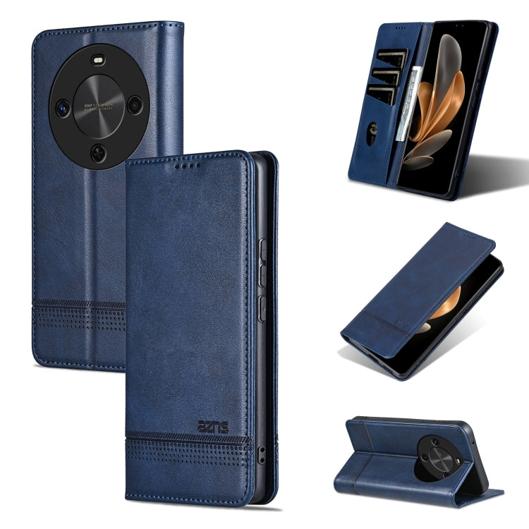 For Huawei Maimang 30 AZNS Magnetic Calf Texture Flip Leather Phone Case(Dark Blue) by AZNS