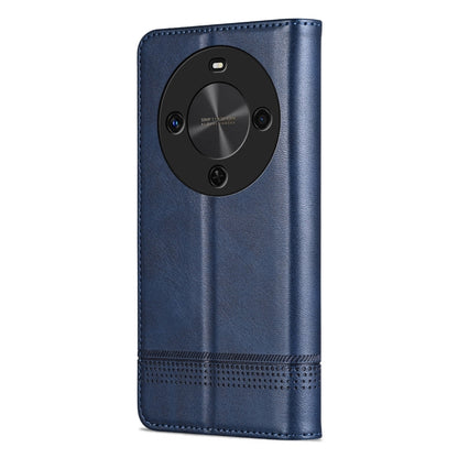 For Huawei Maimang 30 AZNS Magnetic Calf Texture Flip Leather Phone Case(Dark Blue) by AZNS