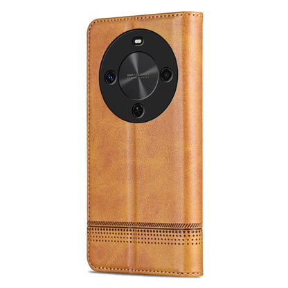 For Huawei Maimang 30 AZNS Magnetic Calf Texture Flip Leather Phone Case(Light Brown) by AZNS