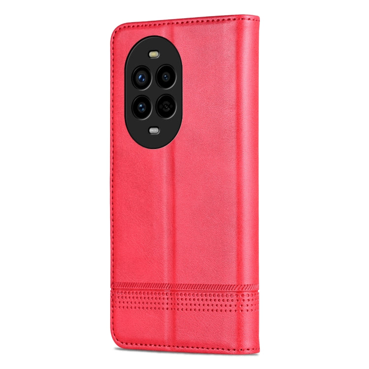 For Huawei nova 13 Pro AZNS Magnetic Calf Texture Flip Leather Phone Case(Red) by AZNS