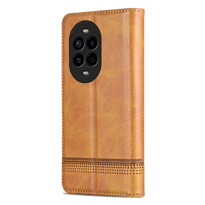 For Huawei nova 13 Pro AZNS Magnetic Calf Texture Flip Leather Phone Case(Light Brown) by AZNS