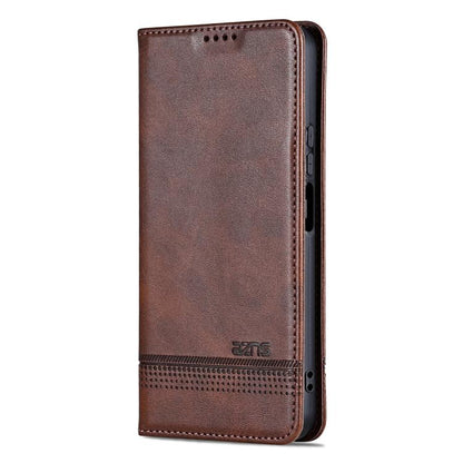 For Huawei Mate 70 Pro / 70 Pro+ AZNS Magnetic Calf Texture Flip Leather Phone Case(Dark Brown) by AZNS