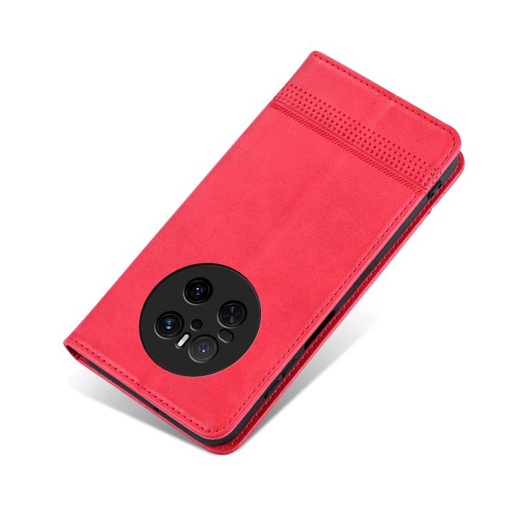 For Huawei Mate 70 AZNS Magnetic Calf Texture Flip Leather Phone Case(Red) by AZNS