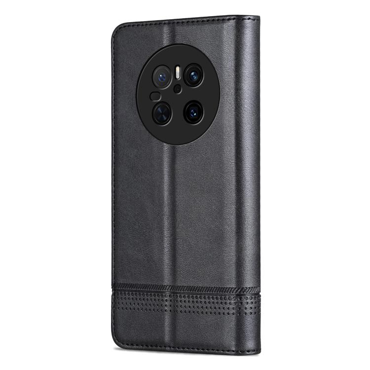 For Huawei Mate 70 AZNS Magnetic Calf Texture Flip Leather Phone Case(Black) by AZNS