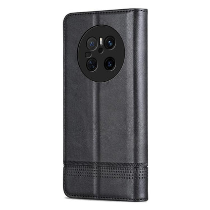 For Huawei Mate 70 AZNS Magnetic Calf Texture Flip Leather Phone Case(Black) by AZNS