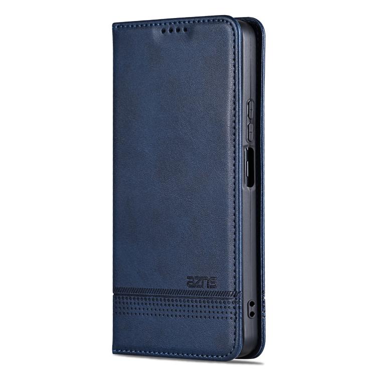 For Huawei Mate 70 AZNS Magnetic Calf Texture Flip Leather Phone Case(Dark Blue) by AZNS