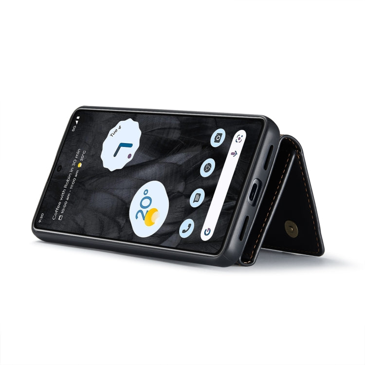 For Google Pixel 8 Pro DG.MING M1 Series 3-Fold Multi Card Wallet + Magnetic Phone Case(Black) by DG.MING