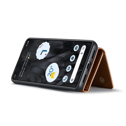 For Google Pixel 8 Pro DG.MING M1 Series 3-Fold Multi Card Wallet + Magnetic Phone Case(Brown) by DG.MING