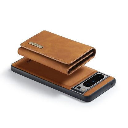 For Google Pixel 8 Pro DG.MING M1 Series 3-Fold Multi Card Wallet + Magnetic Phone Case(Brown) by DG.MING