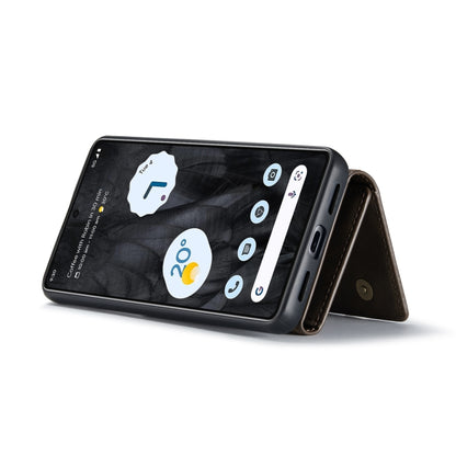 For Google Pixel 8 Pro DG.MING M1 Series 3-Fold Multi Card Wallet + Magnetic Phone Case(Coffee) by DG.MING