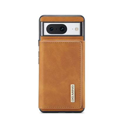 For Google Pixel 8 DG.MING M1 Series 3-Fold Multi Card Wallet + Magnetic Phone Case(Brown) by DG.MING