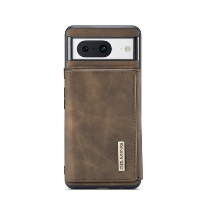 For Google Pixel 8 DG.MING M1 Series 3-Fold Multi Card Wallet + Magnetic Phone Case(Coffee) by DG.MING