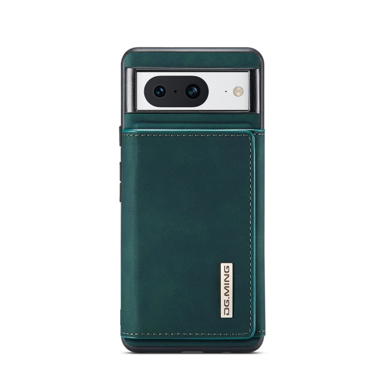 For Google Pixel 8 DG.MING M1 Series 3-Fold Multi Card Wallet + Magnetic Phone Case(Green) by DG.MING